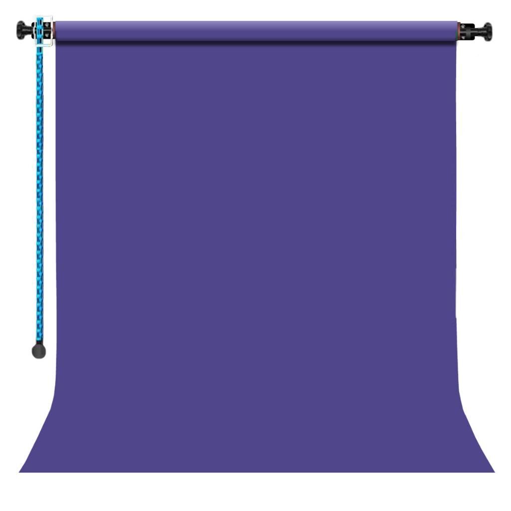 GDX Sabit (Tavan & Duvar) Kağıt Sonsuz Stüdyo Fon Perde (Purple) 2.70x11 Metre
