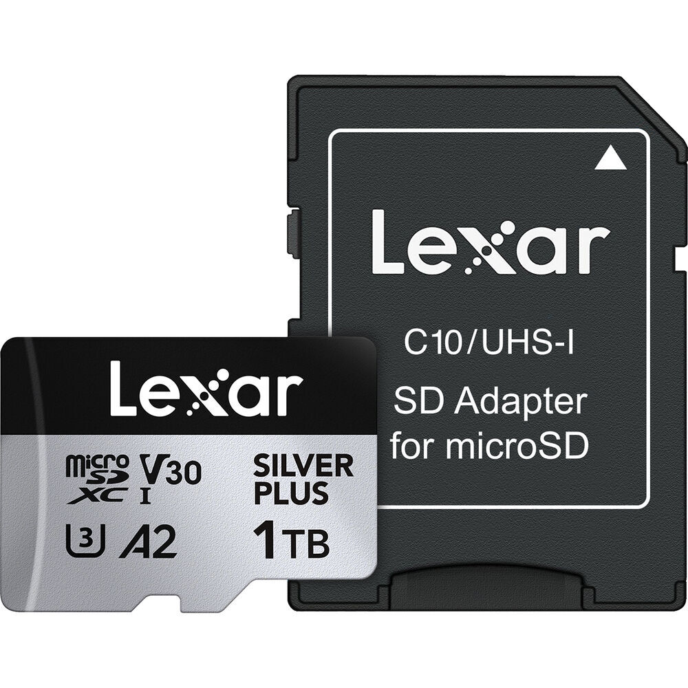 Lexar 1TB Silver Plus 205MB/s microSDXC Hafıza Kartı