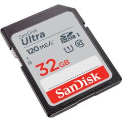 Sandisk Ultra 32GB SDHC 120MB/s Hafıza Kartı