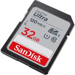 Sandisk Ultra 32GB SDHC 120MB/s Hafıza Kartı