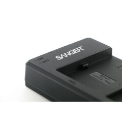 Sanger LP-E6 Canon İkili USB Şarj Aleti (Fiş Adaptörü Hariç)