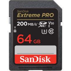 Sandisk 64GB SDXC Extreme Pro 200MB/s Hafıza Kartı