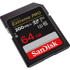 Sandisk 64GB SDXC Extreme Pro 200MB/s Hafıza Kartı