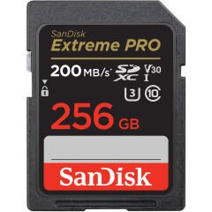 Sandisk 256GB SDXC Extreme Pro 200MB/s Hafıza Kartı