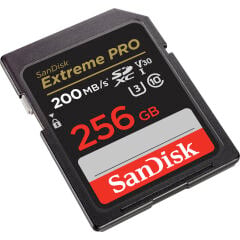 Sandisk 256GB SDXC Extreme Pro 200MB/s Hafıza Kartı