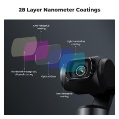 K&F Concept Dji Osmo Pocket 4P İçin 7 Parça ND Filtre Seti (ND8, ND16, ND32, ND64, ND128, ND256, ND1000)