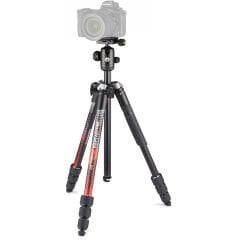 Manfrotto MKELMII4RD-BH Element MII Ball Head Tripod Kırmızı