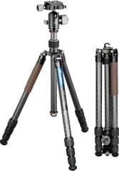 Leofoto LX-224CT+XB-32Q Profesyonel Karbon Fiber Tripod Kit