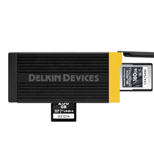 Delkin Devices USB 3.2 CFexpress Type-A & SD UHS-II Kart Okuyucu DDREADER-58
