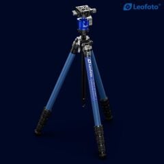 Leofoto LY-224C+LH-25 Y Şekilli Orta Sütun Tasarımlı Tripod Siyah