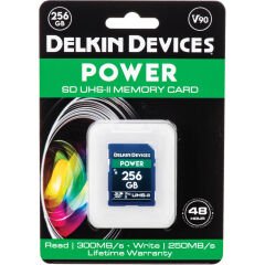 Delkin Devices 256GB Power SDXC UHS-II 2000X 300MB/s V90 Hafıza Kartı