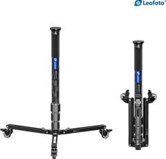 Leofoto DY-40 Tripod Dönüşümlü Kilitlenebilir Tekerlekli Monopod Dolly