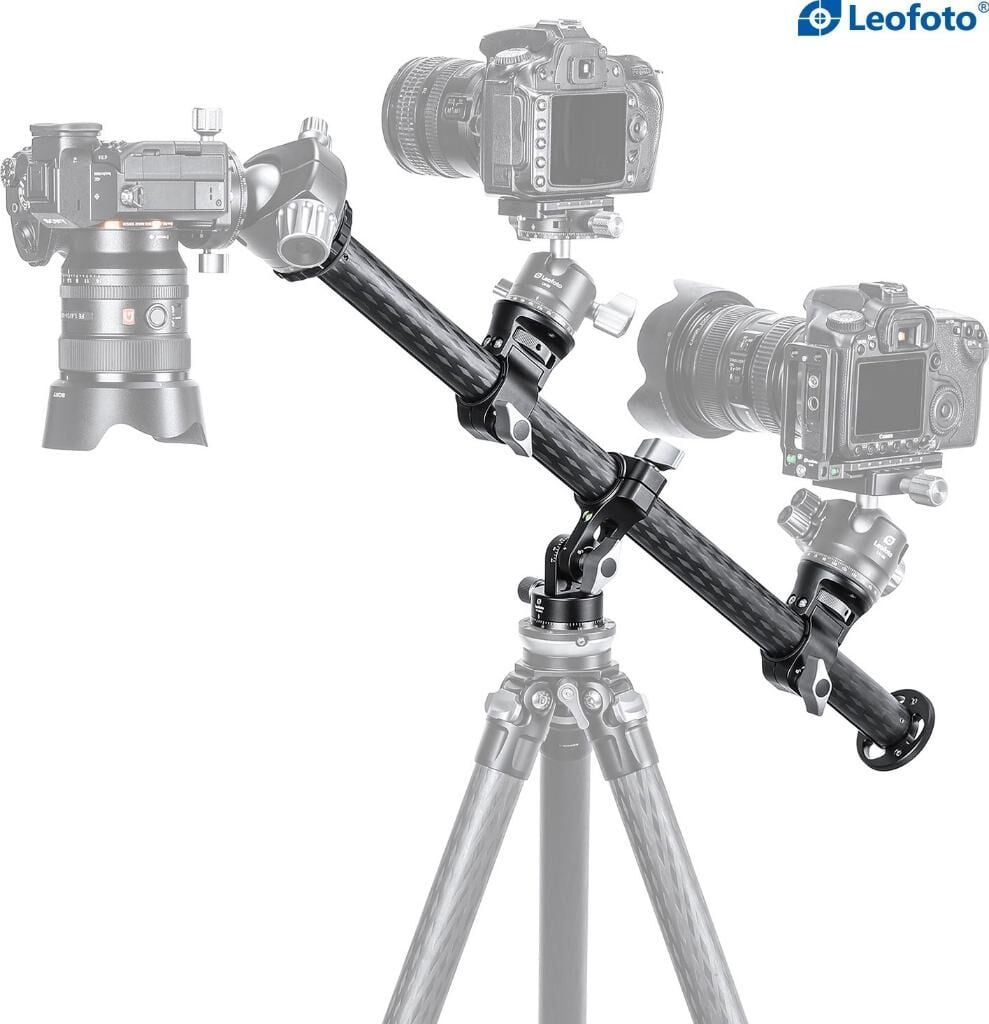 Leofoto HC-32 Kit Karbon Fiber Yatay Panoramik Orta Kol ve Tripod Kolu Kiti
