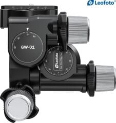 Leofoto GW-01 Profesyonel Dişli Başlık ve Hızlı Bağlantı Plakası
