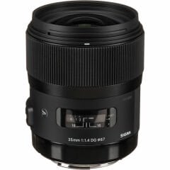 Sigma 35mm f/1.4 DG HSM (Art Serisi) Lens (Canon) - Sigma Hatıra Bezi Hediyeli