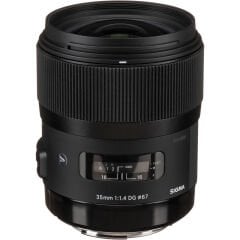 Sigma 35mm f/1.4 DG HSM (Art Serisi) Lens (Canon) - Sigma Hatıra Bezi Hediyeli