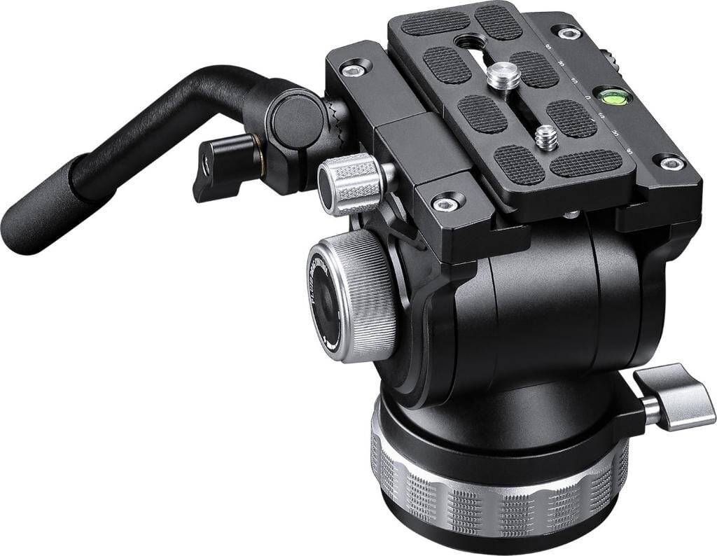Leofoto BV-15 (Knob Clamp) Pro Fluid Sistem Video Başlığı