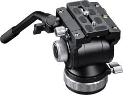 Leofoto BV-15 (Knob Clamp) Pro Fluid Sistem Video Başlığı
