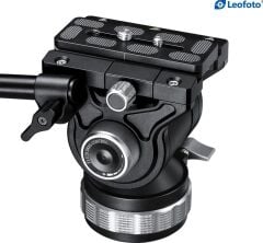 Leofoto BV-15 (Knob Clamp) Pro Fluid Sistem Video Başlığı
