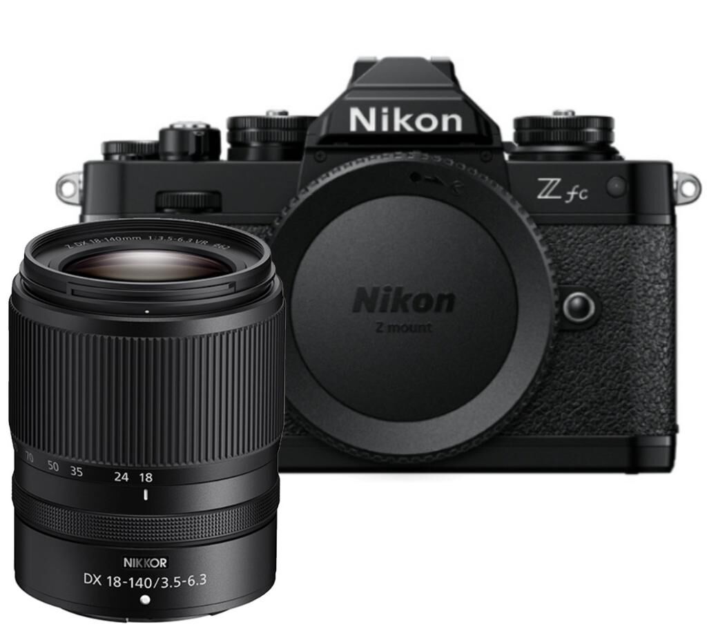 Nikon Z fc 18-140mm VR Kit (Siyah)