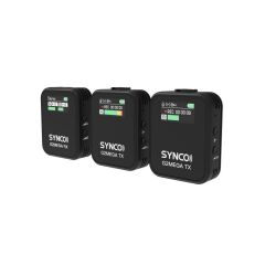 Synco G2A2 Mega 2 Kişilik Kablosuz Yaka Mikrofonu