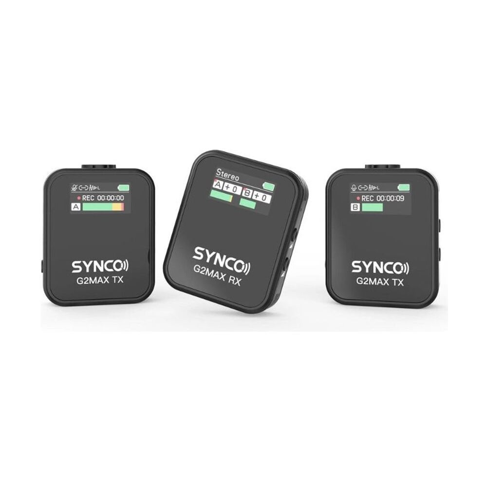 Synco G2A2 Max 2 Kişilik Kablosuz Yaka Mikrofonu