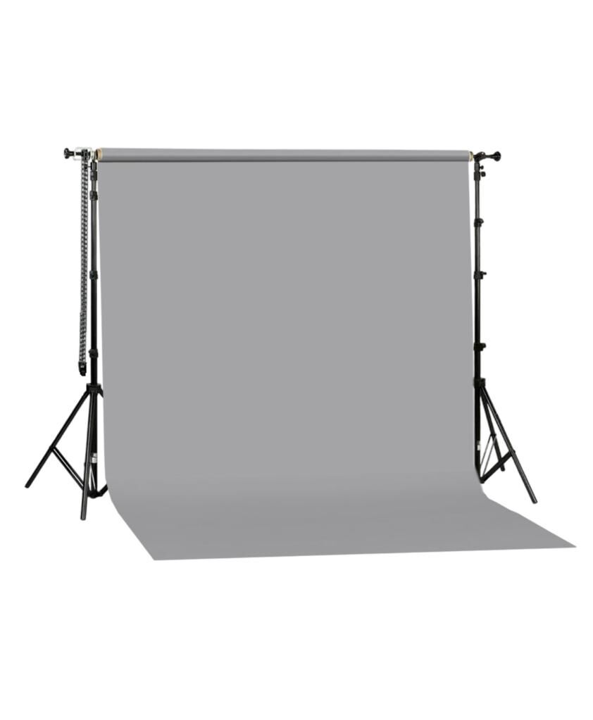 GDX Seyyar Kağıt Sonsuz Stüdyo Fon Perde (Grey/Gri) 2.70x11 Metre