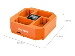 SmallRig 4838 LP-E6NH Canon Dörtlü Şarj Cihazı