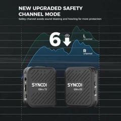 Synco G1A2 Pro 2 Konuşmacılı Kablosuz Stereo Yaka Mikrofonu