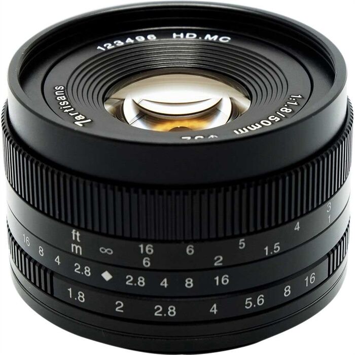 7artisans MF 50mm f/1.8 APS-C Lens (Sony E)