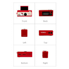 Yashica x Hello Kitty Funtastic Anahtarlık Kamera (Classic Hello Kitty)