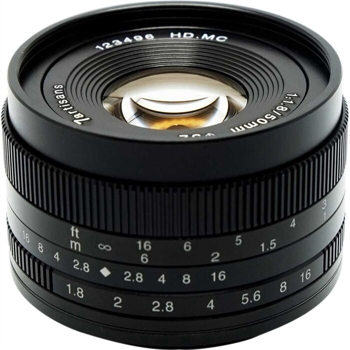 7artisans MF 50mm f/1.8 APS-C Lens (Fujifilm X)