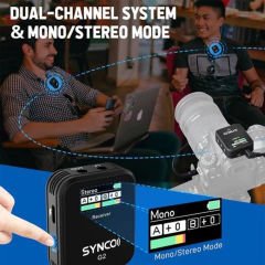 Synco G2A1 1 Kişilik Kablosuz Mikrofon