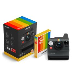 Polaroid Now Gen3 Siyah + Color Film Bundle (8 Film)