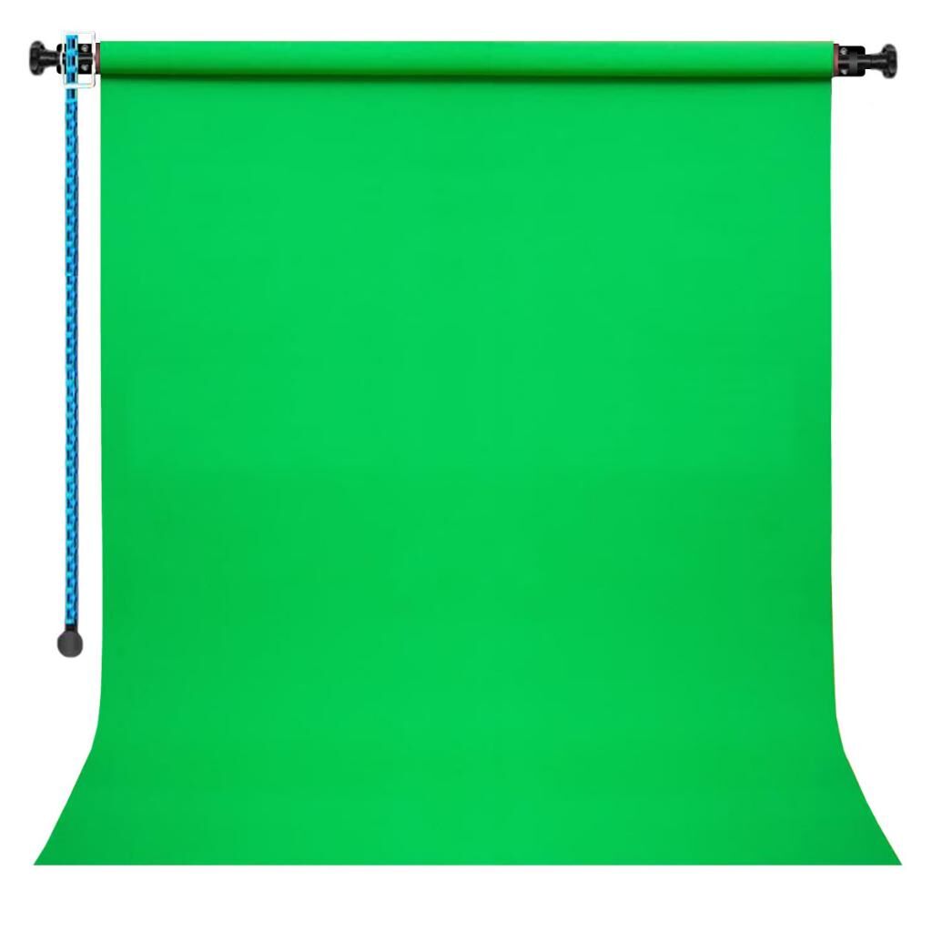 Gdx Sabit (Tavan & Duvar) Kağıt Sonsuz Stüdyo Fon Perde (Green/Yeşil) 2.70x11 Metre