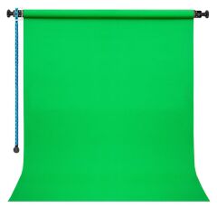 Gdx Sabit (Tavan & Duvar) Kağıt Sonsuz Stüdyo Fon Perde (Green/Yeşil) 2.70x11 Metre
