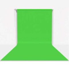 Gdx Sabit (Tavan & Duvar) Kağıt Sonsuz Stüdyo Fon Perde (Green/Yeşil) 2.70x11 Metre