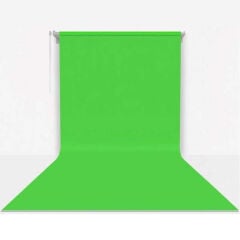 Gdx Sabit (Tavan & Duvar) Kağıt Sonsuz Stüdyo Fon Perde (Green/Yeşil) 2.70x11 Metre