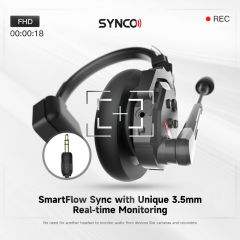 Synco XTalk X5 Kablosuz Intercom Sistemi 5 Kulaklıklı (2.4 GHz)