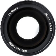 7Artisans MF 25mm f/0.95 APS-C Lens (Fujifilm X)