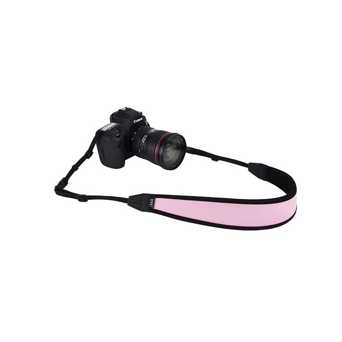 JJC Kilitli Neoprene Makina Askısı (Pembe)
