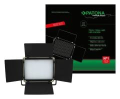 Patona 4289 Premium LED Photo and Video Light with 216 Adjustable RGB Leds