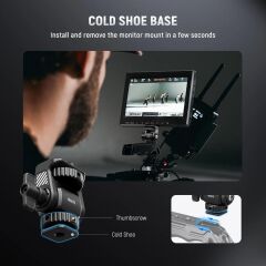 Neewer MA019 Cold Shoe Monitör Bağlantısı
