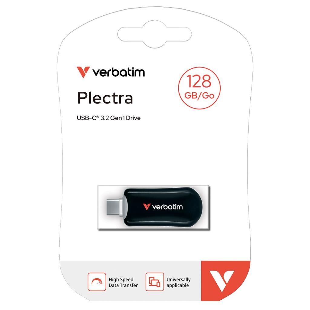 Verbatim Plectra 128GB USB-C 3.2 Flash Drive