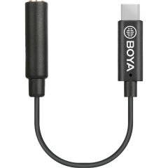 Boya BY-K9 3.5mm TRRS / USB Type-C Mikrofon Adaptörü