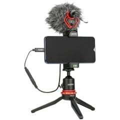 Boya BY-K9 3.5mm TRRS / USB Type-C Mikrofon Adaptörü