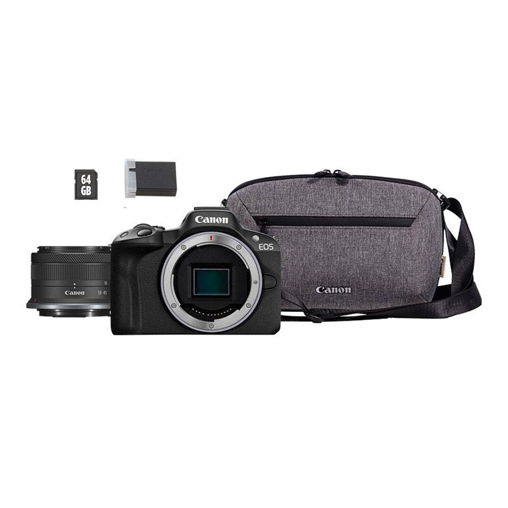 Canon EOS R50 18-45mm + Çanta + 64GB Travel Kit