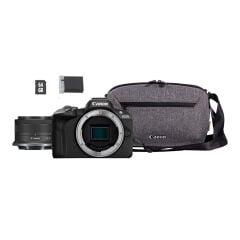 Canon EOS R50 18-45mm + Çanta + 64GB Travel Kit