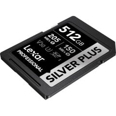 Lexar 512GB Silver Plus 205MB/s SDXC Hafıza Kartı