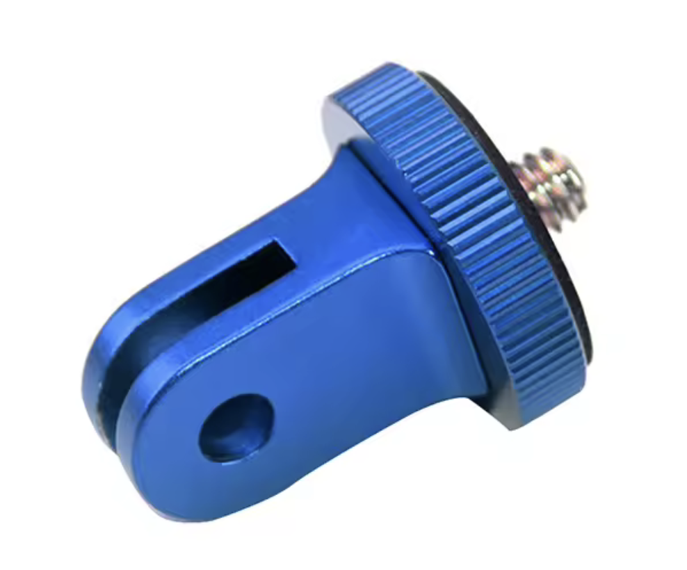 Camten SA-60 1/4''-20 Aluminyum Gopro Adaptör Mavi